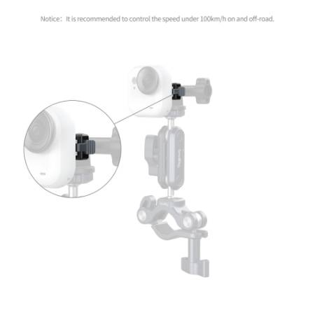 SmallRig 5919 - adapter/mocowanie z szybkozłączką do Insta360 GO Ultra - przykład użycia